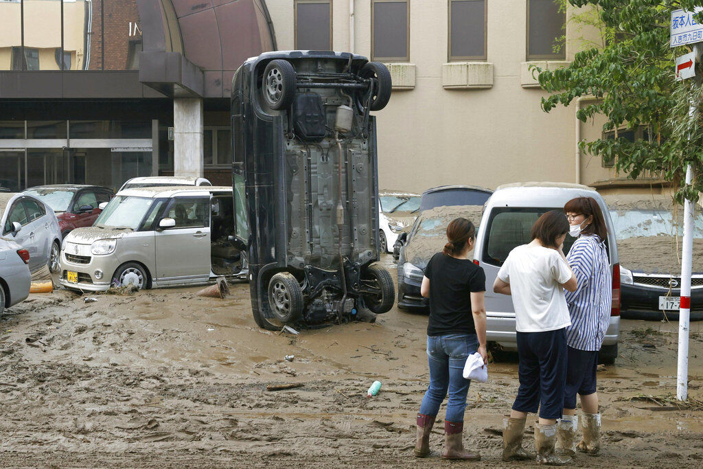 APTOPIX Japan Heavy Rain